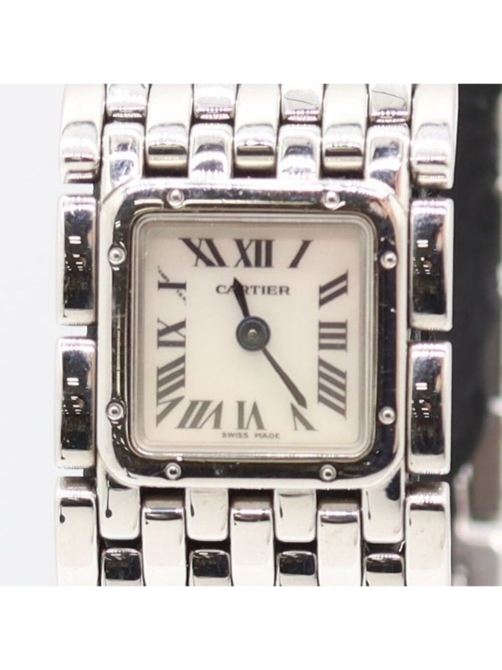 Cartier Pantail Ribbon Quartz White Shell Dial Watch
